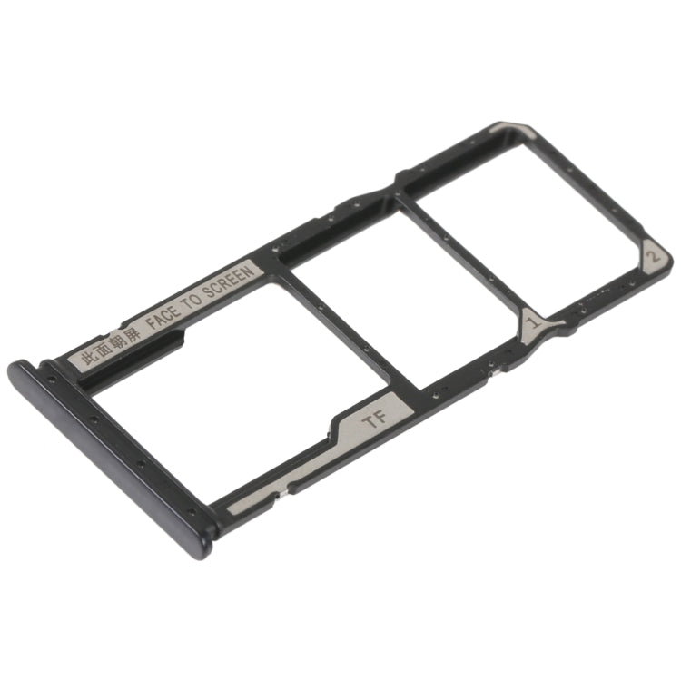 SIM Card and Micro SD Card Tray Replacement for Xiaomi Redmi 10C/Redmi 10 India (Black)