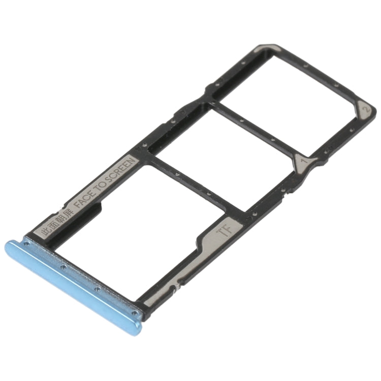 SIM Card Tray, SIM Card Tray, and Micro SD Card Tray Replacement Kit for Xiaomi Redmi 10 5G (Blue)