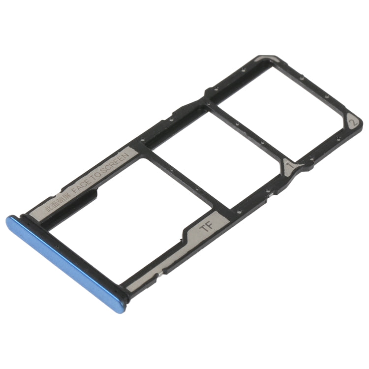 SIM Card Tray and Micro SD Card Tray Replacement for Xiaomi Redmi Note 11S 5G (Blue)