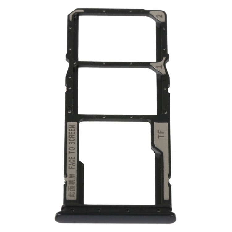 Xiaomi Redmi 10A SIM Card Tray and Micro SD Card Tray Set (Black)