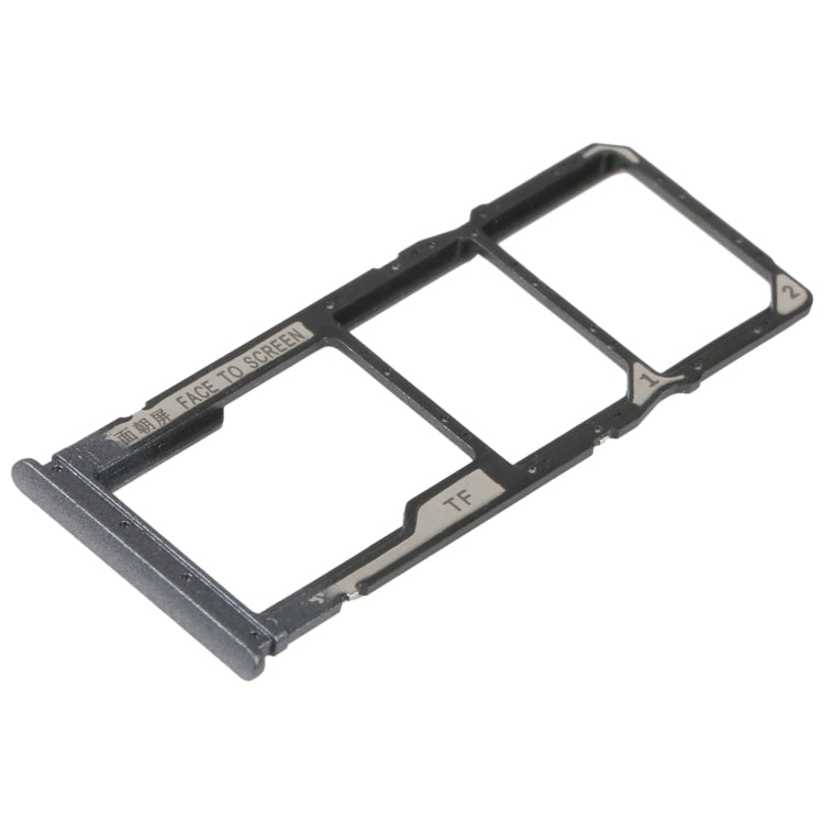 SIM Card Tray and Micro SD Card Tray Set for Xiaomi Redmi 10 Power - Black