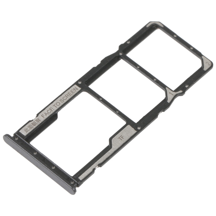 SIM and Micro SD Card Tray Replacement for Xiaomi Poco M4 5G/Redmi Note 11R - Black