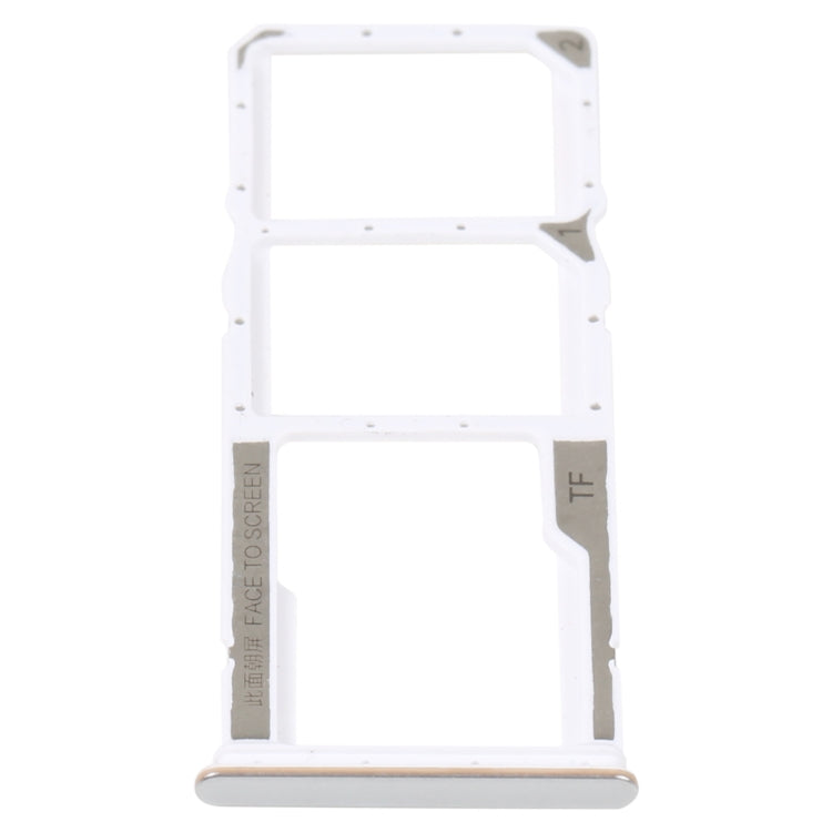 SIM Card Tray and Micro SD Card Tray Combo for Xiaomi Poco M4 5G/Redmi Note 11R Silver