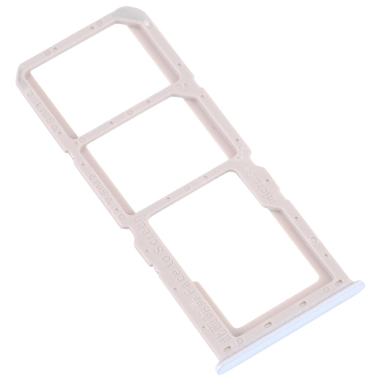 OPPO A52 White SIM Card and Micro SD Card Trays Set