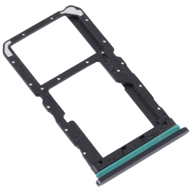 OPPO Reno SIM Card Tray + SIM / Micro SD Card Tray (Black) for Reliable Phone Functionality