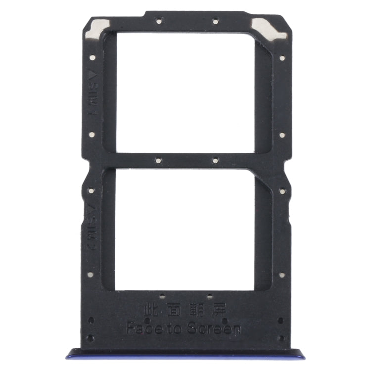 OPPO Reno Replacement SIM and Micro SD Card Trays (Blue)