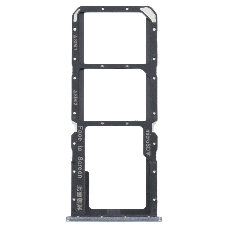 Replacement SIM and Micro SD Card Trays for OPPO A73 4G/F17/A93 4G/A73 5G - Black