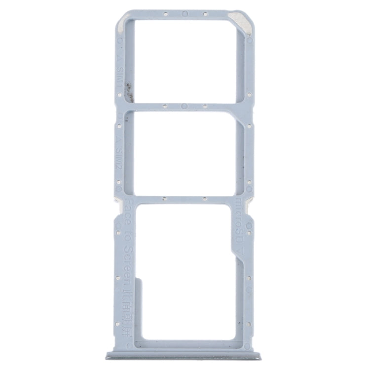 Replacement SIM and Micro SD Card Trays for OPPO K9S (Silver)
