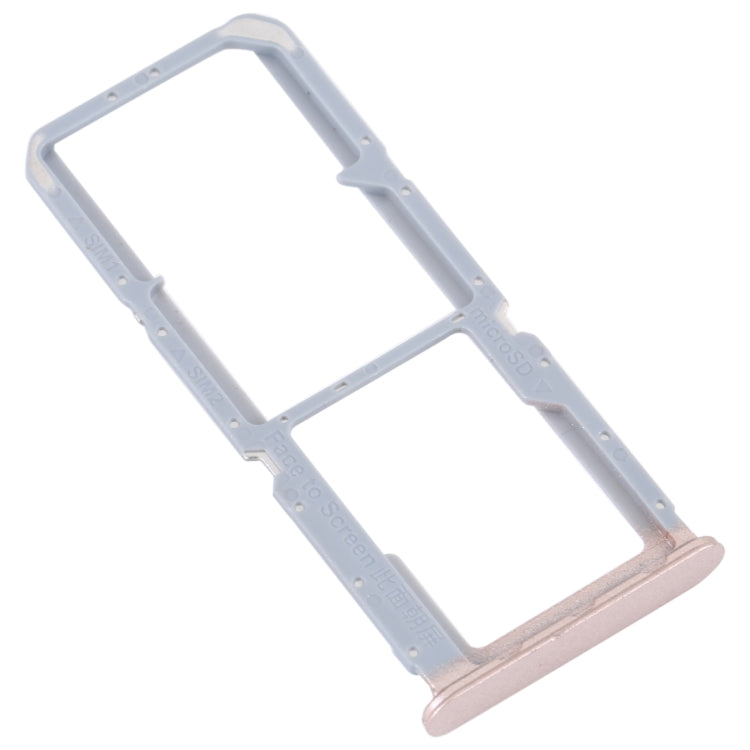 Gold SIM Card Tray Set for OPPO Reno7 Z 5G, Reno7 Lite, Reno8 Lite, and F21 Pro 5G