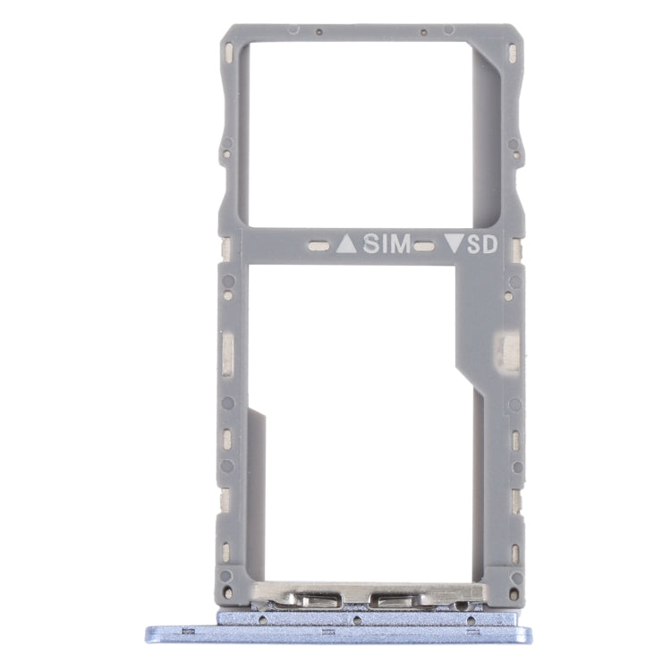 Purple SIM Card Tray and Micro SD Card Tray for TCL 10 SE T766H