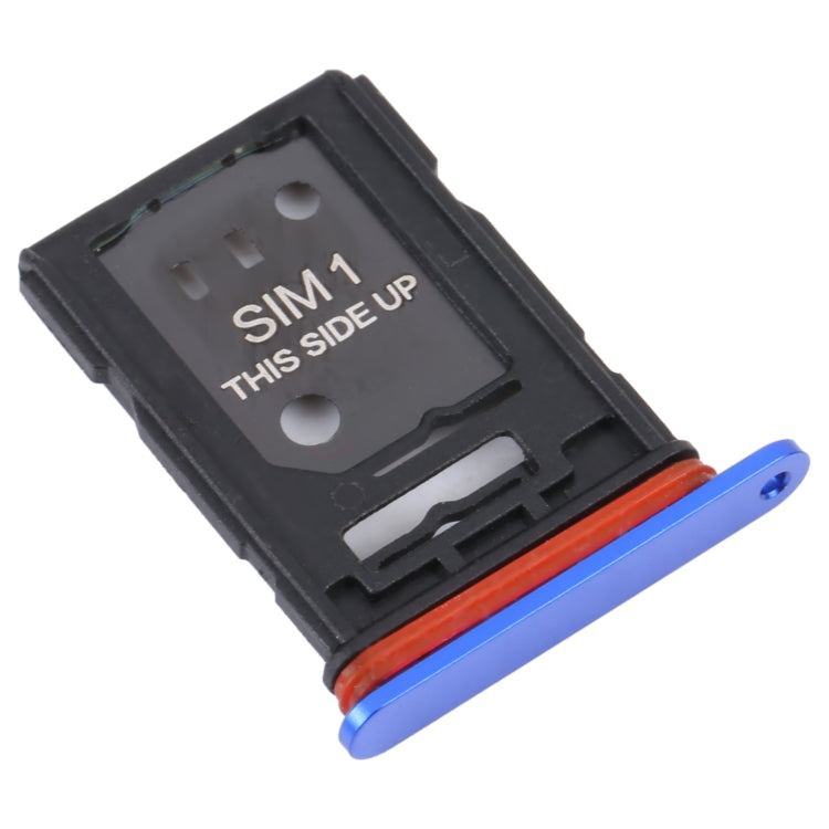 TCL 10 Plus Original SIM Card Tray and SIM/Micro SD Card Tray (Blue)