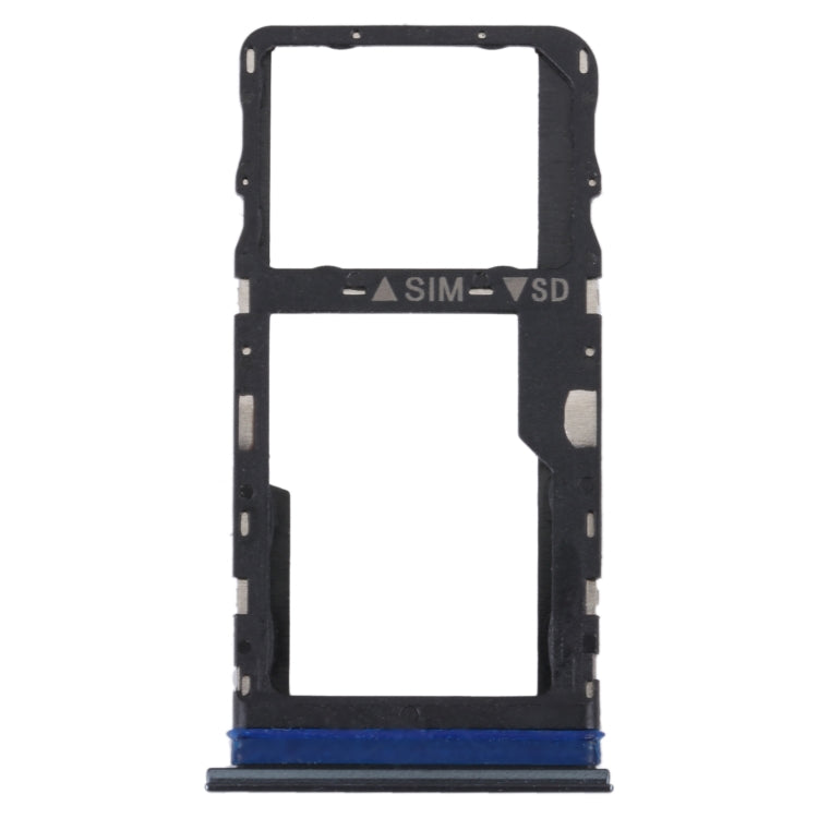 Black Original SIM Card Tray + Micro SD Card Tray for TCL 30 / 30+ / 30 5G