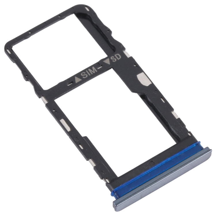 Black Original SIM Card Tray + Micro SD Card Tray for TCL 30 / 30+ / 30 5G