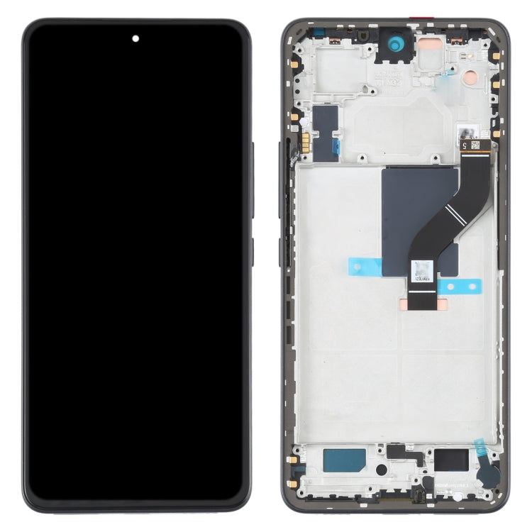 Xiaomi 12 Lite Original LCD Screen with Frame (Black)