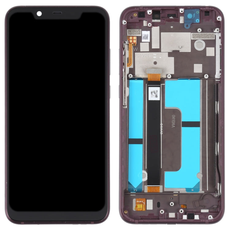 Replacement Purple LCD Screen Assembly for Nokia X7, 8.1, 7.1 Plus