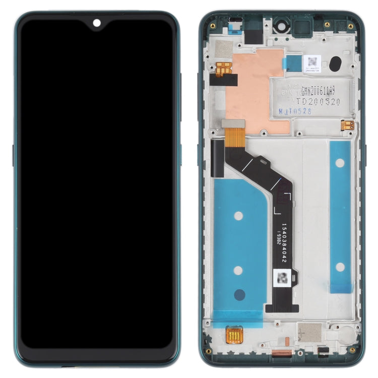 Nokia 7.2 / 6.2 Green LCD Screen and Digitizer Assembly with Frame