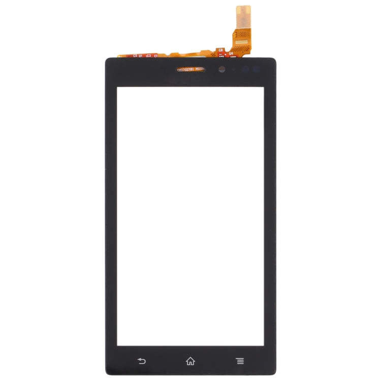 Original Black Touch Panel for Sony Xperia Sola MT27i
