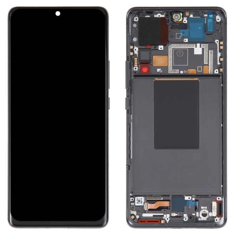 AMOLED Original LCD Screen For Xiaomi 12 Pro / 12S Pro Digitizer Full Assembly with Frame(Black) - High-Quality Replacement Display for Xiaomi 12 Pro / 12S Pro