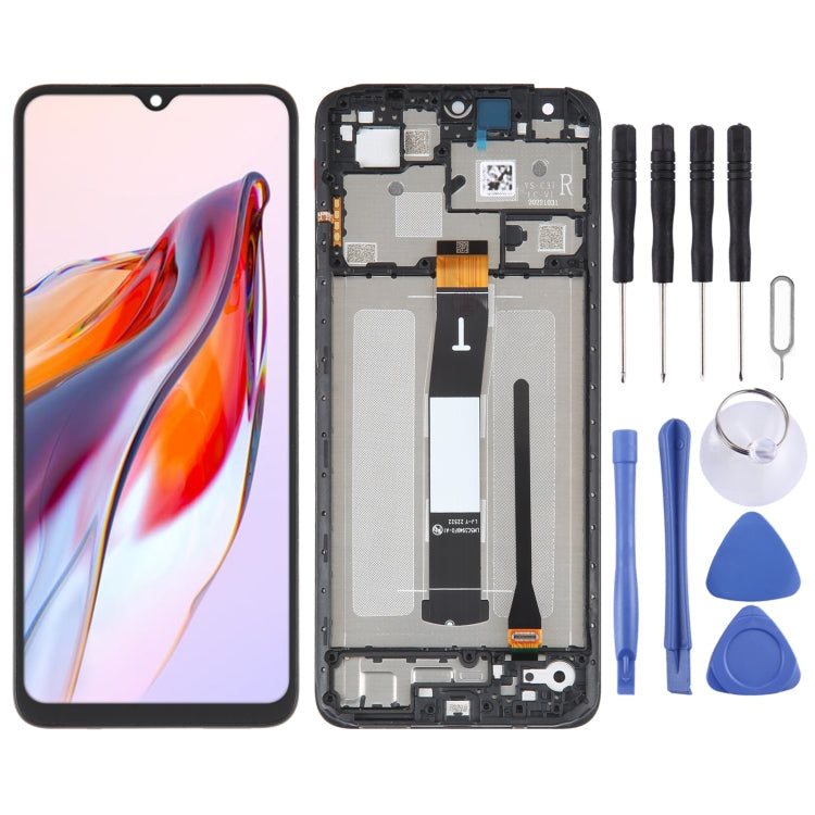 Xiaomi Redmi 12C AMOLED LCD Screen Replacement with Frame