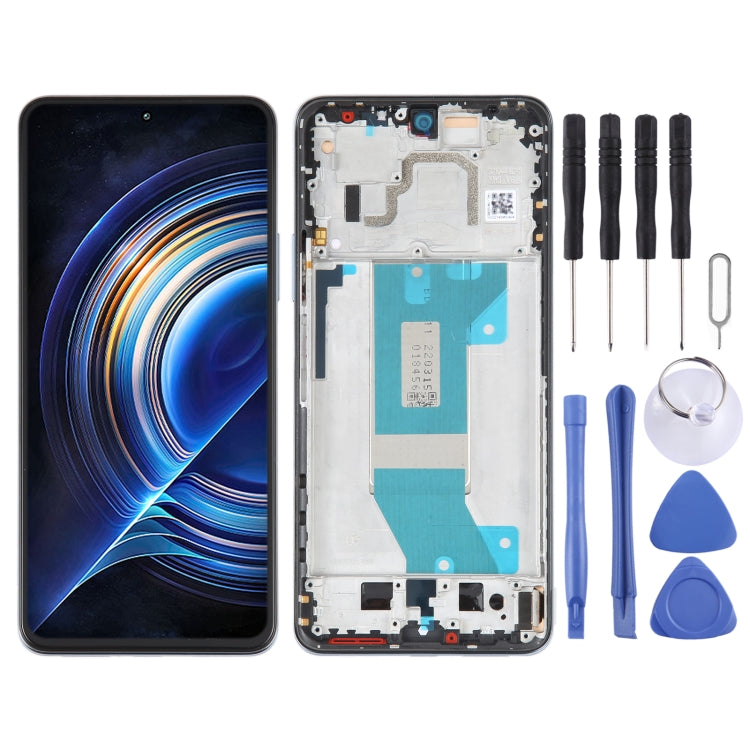 Xiaomi Redmi K50 / K50 Pro AMOLED LCD Screen Assembly with Frame (Blue)