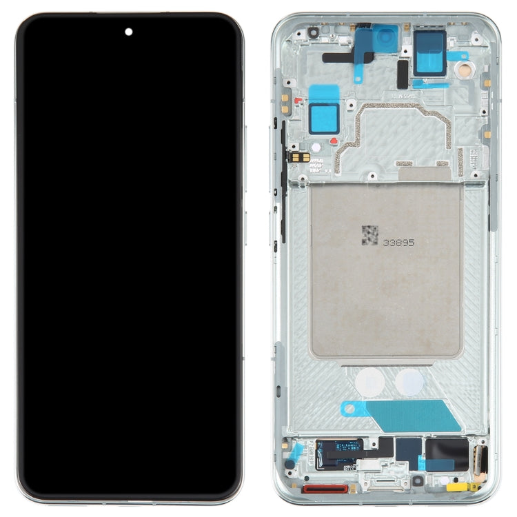 AMOLED Original LCD Screen with Frame for Xiaomi 13 in Green - Full Digitizer Assembly