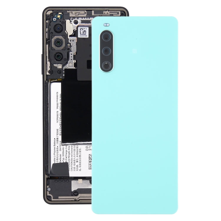 Original Battery Back Cover in Elegant Green for Sony Xperia 10 IV