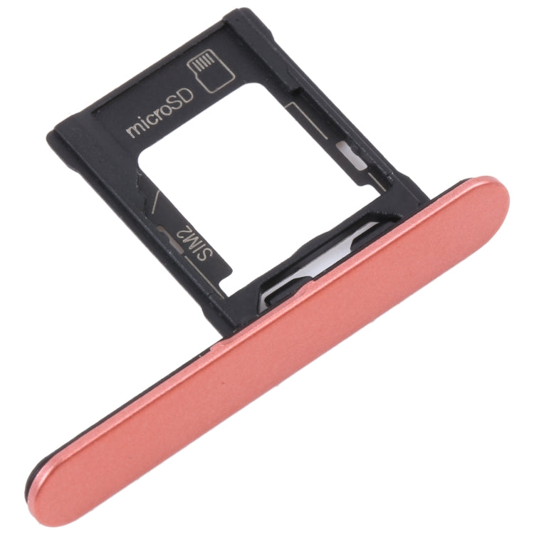 Sony Xperia XZ1 Compact Orange SIM Card Tray + Micro SD Card Tray - Original Parts