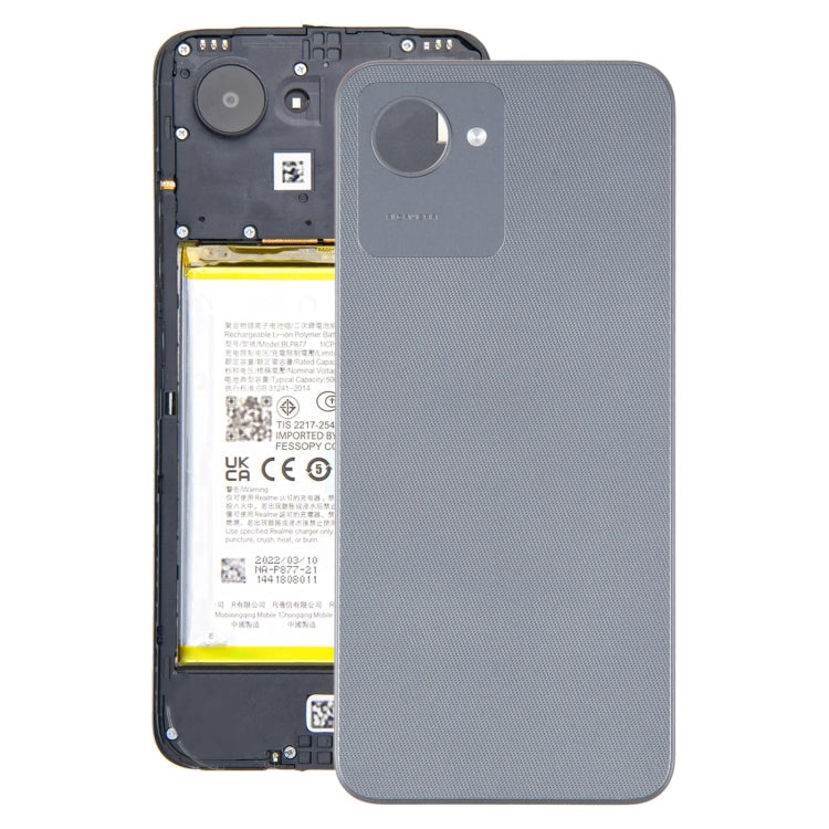 Original Genuine Black Battery Back Cover for Realme C30