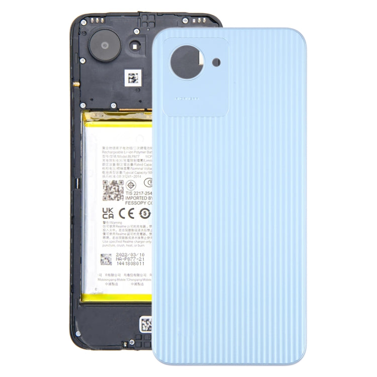 Original Battery Back Cover for Realme C30 in Blue
