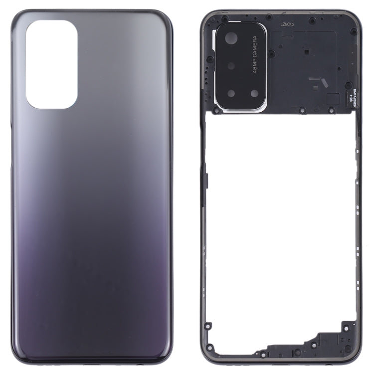 OPPO A93 5G Battery Back Cover with Middle Frame in Black