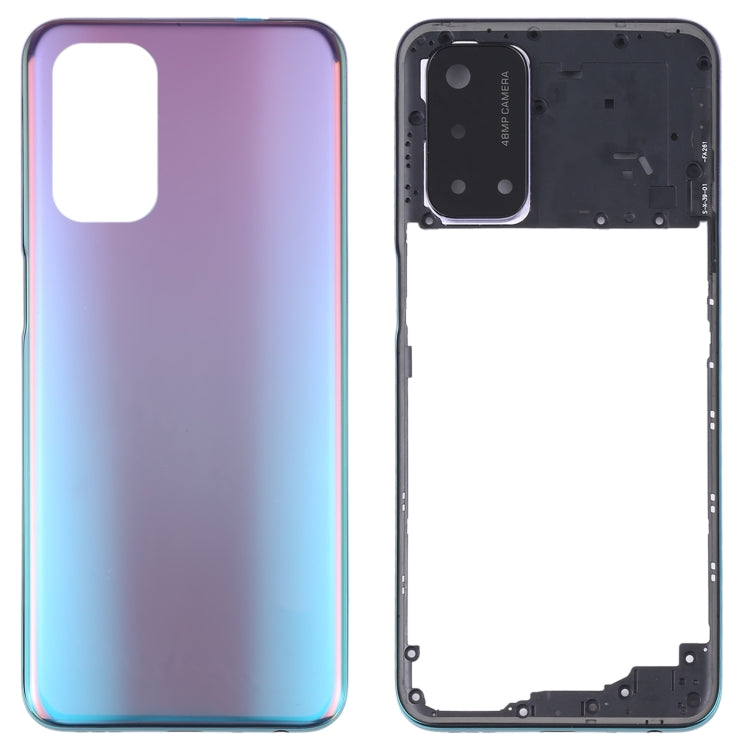 OPPO A93 5G Blue Battery Back Cover with Middle Frame