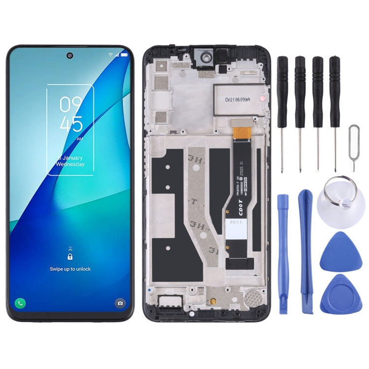 TCL 20L/20L+/20 Lite/20S LCD Screen and Digitizer Full Assembly with Frame