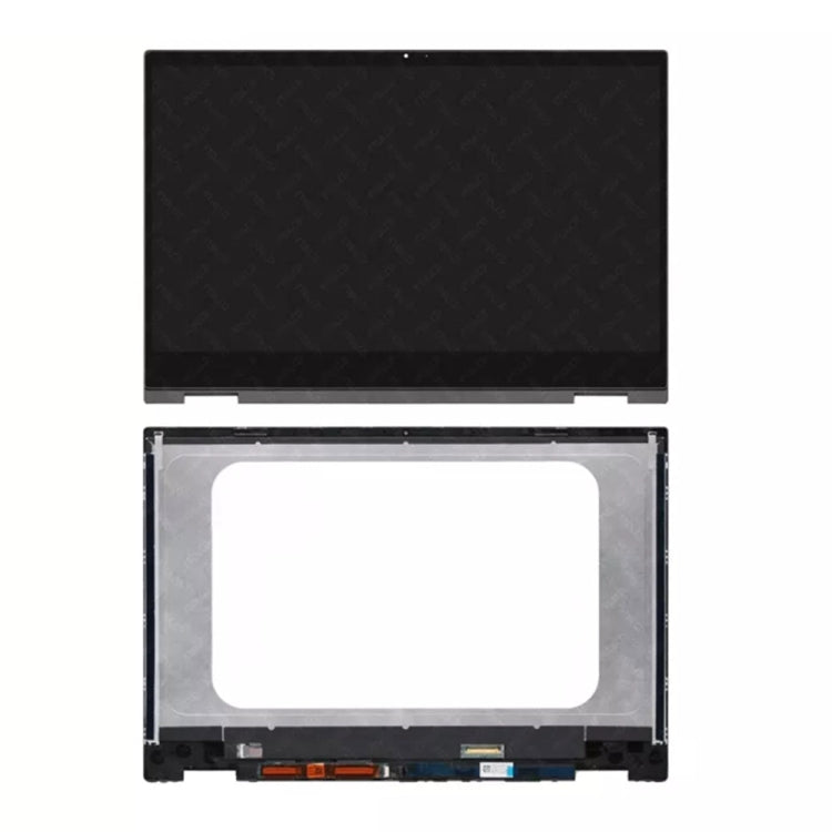 LCD Screen Replacement for HP Pavilion X360 14-DW 14M-DW Full Assembly with Frame (Black)
