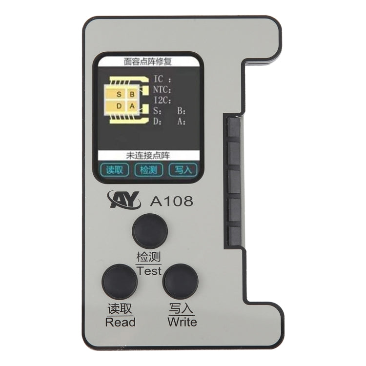 AY A108 Multi-function Dot Matrix Battery Repair Programmer for iPhone 8-14 Pro Max