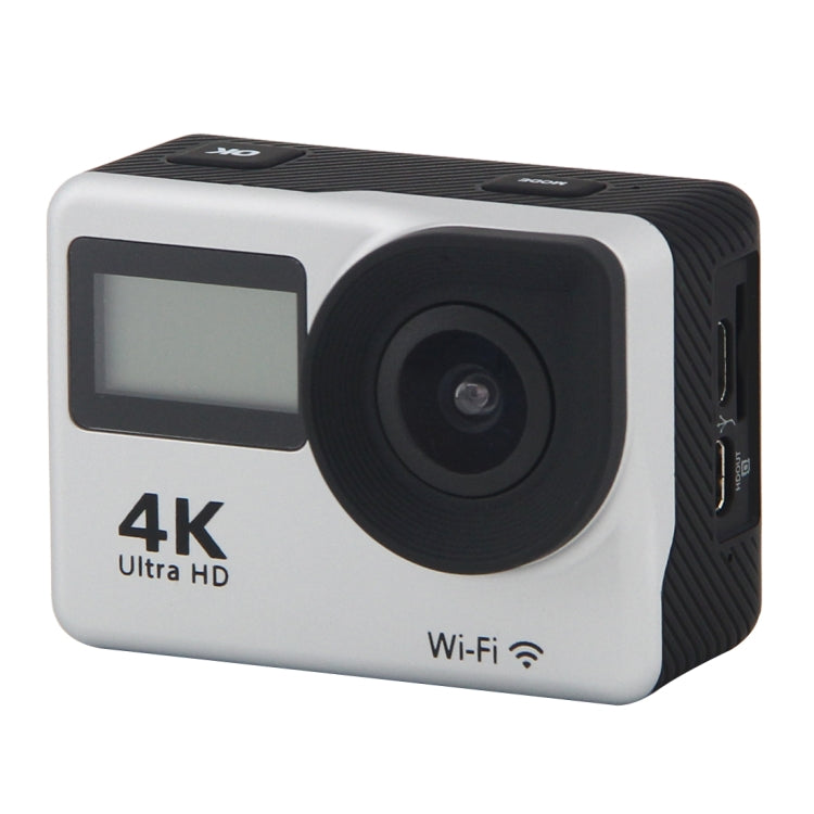 S300 HD 4K WiFi 12.0MP Sport Camera with Remote Control & 30m Waterproof Case,  2.0 inch LTPS Touch Screen + 0.66 inch Front Display,  Generalplus 4248, 170 Degree A Wide Angle Lens(Silver)