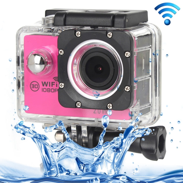 H16 1080P Portable WiFi Waterproof Sport Camera with Wide Angle Lens and LCD Screen