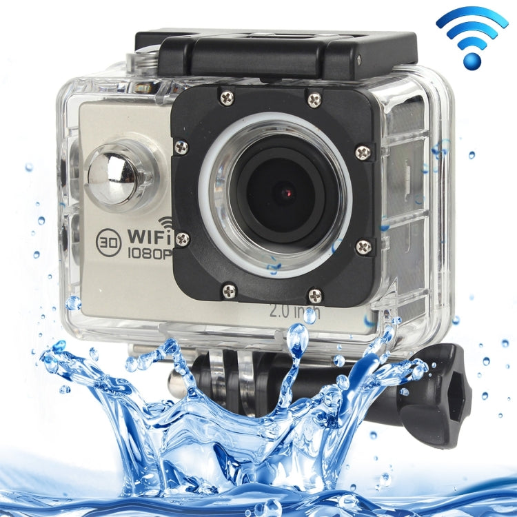 1080P Waterproof Portable Sport Camera with WiFi and Wide-Angle Lens