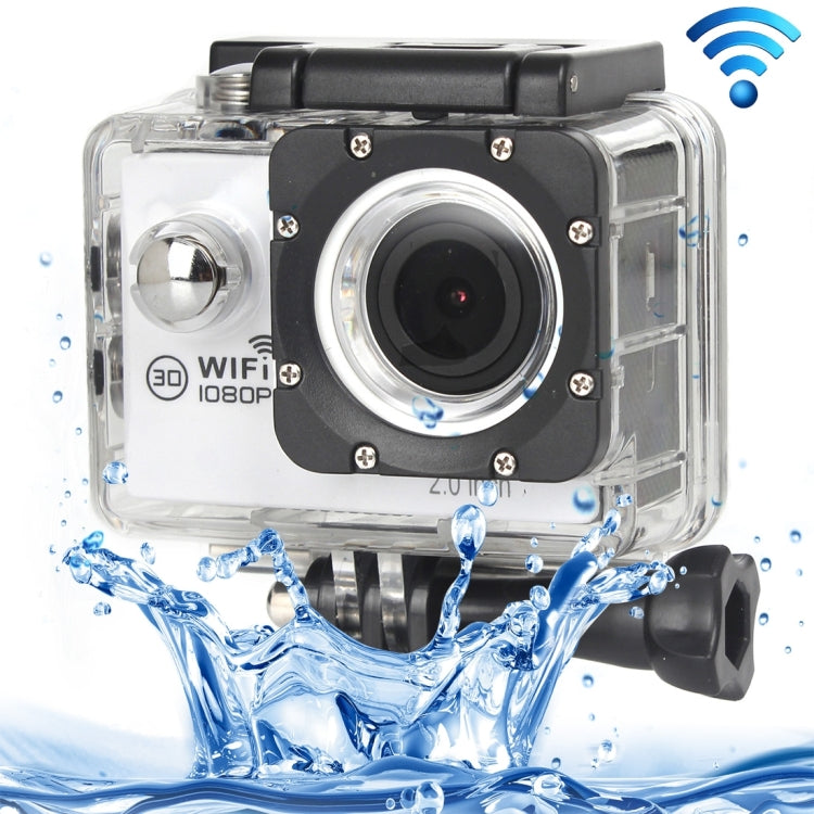 1080P WiFi Waterproof Sport Camera with Wide-Angle Lens