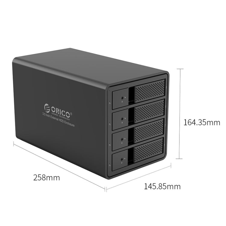 ORICO 9548RU3-BK 3.5-Inch External HDD Enclosure with RAID