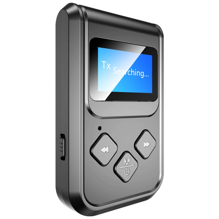 T15 2 in 1 Bluetooth 5.0 Music Receiver Transmitter with Screen for Enhanced Audio Experience
