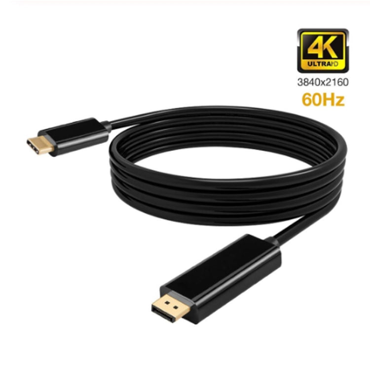 4K 60Hz Type-C to DP DisplayPort Adapter Cable - 1.8m Length