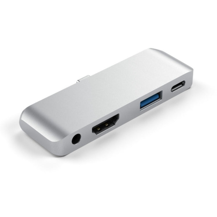 4 in 1 Type-C Hub Adapter for HDMI, AUX, USB, and PD Charging