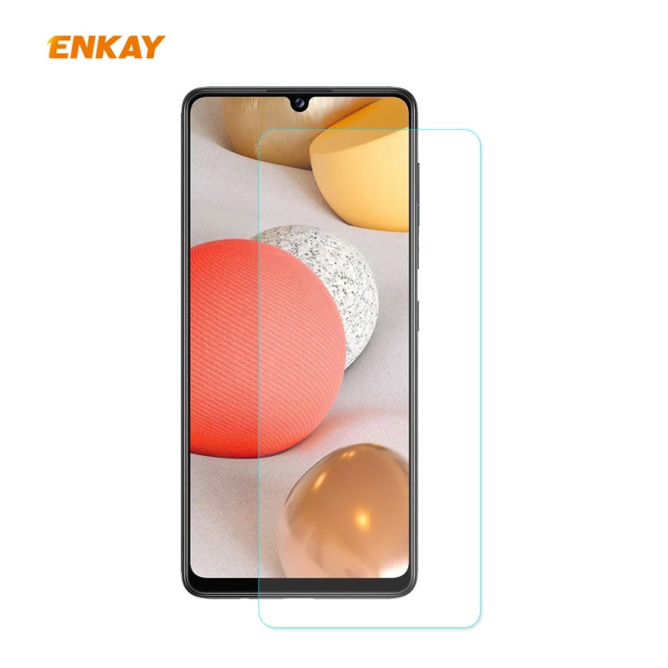 ENKAY Hat-Prince 0.26mm 9H 2.5D Curved Edge Tempered Glass Film for Samsung Galaxy A42 5G