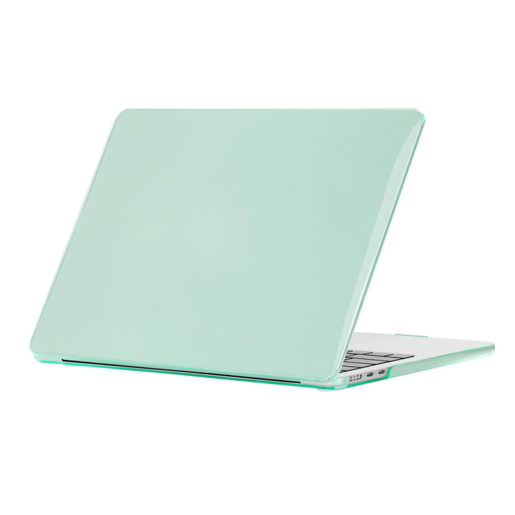 Crystal Clear Hardshell Laptop Case for MacBook Air 13.6 2022 A2681 - Green