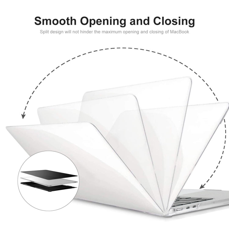 Transparent Crystal Laptop Protective Case for MacBook Air 13.6 2022 A2681