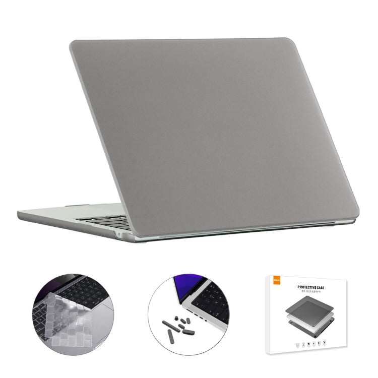 ENKAY 3 in 1 Matte Laptop Case for MacBook Air 13.6 2022 A2681 EU Version - Grey