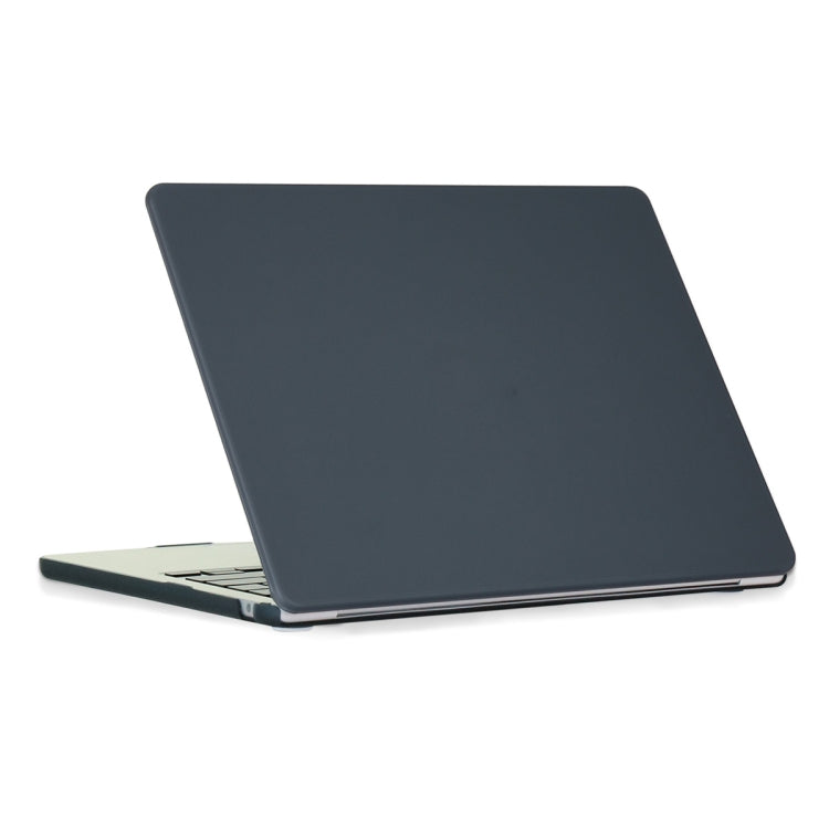 Matte Black Hardshell Case for MacBook Air 13.6 2022 A2681 with Vented Bottom Shell