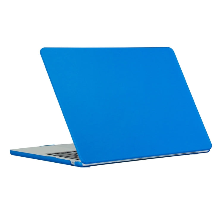ENKAY Matte Laptop Protective Case for MacBook Air 13.6 2022 A2681 - Dark Blue