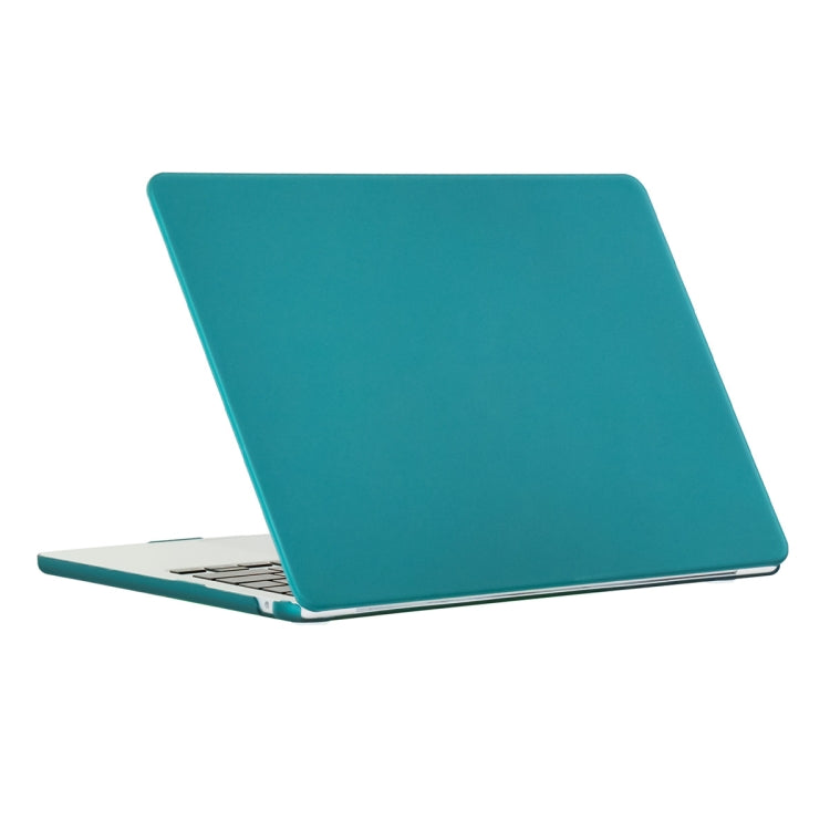 ENKAY Matte Laptop Protective Case for MacBook Air 13.6 2022 A2681 (Dark Cyan)