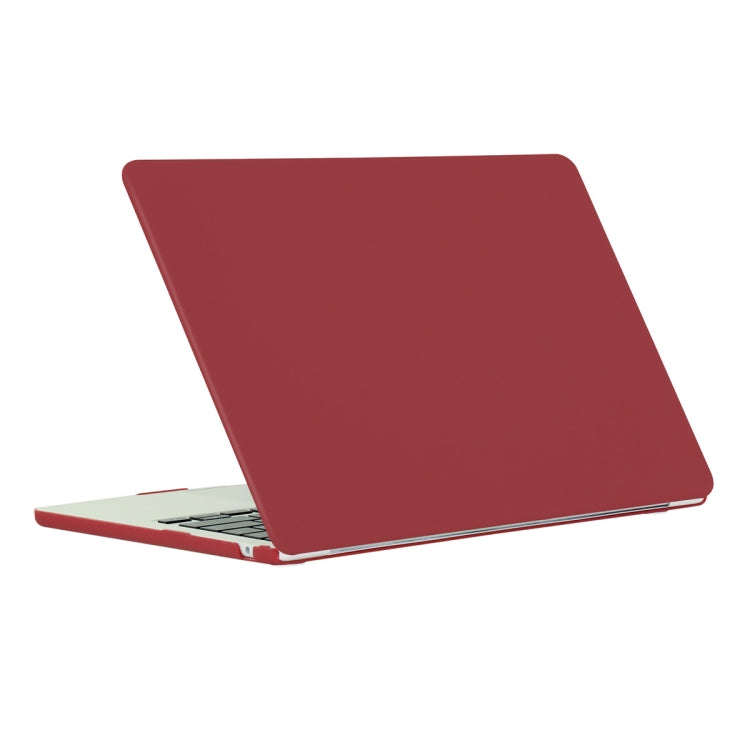 Matte Laptop Protective Case for MacBook Air 13.6 2022 (Wine Red) by ENKAY